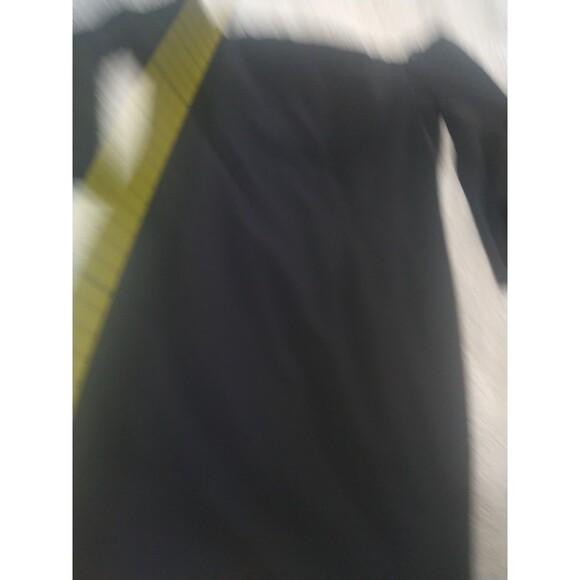 Calvin Klein Flared Sleeve Dress Black Sz P Boho Cottage Core Feminine - Picture 4 of 5